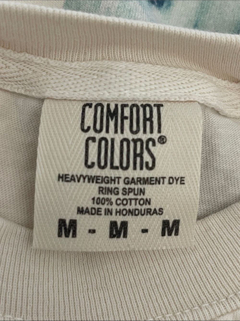Comfort Colors White Short Sleeve T-Shirt with Red Strawberry Patch - Picture 5 of 5